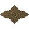 Ekena Millwork Melchor Diamond Medallion (Canopies up to 4"), 67 1/4"W x 43 3/8"H x 4"ID x 2"P, Mississippi Mud CM70X43MLMMF - alternate 1
